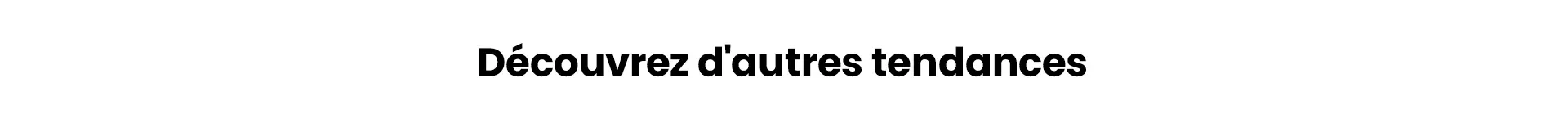 tendances