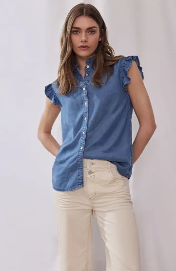 coming soon: blouse bleue