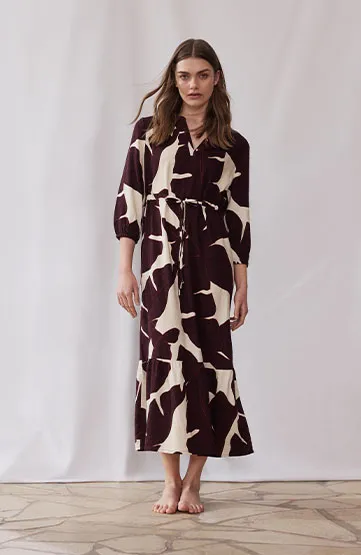 coming soon: robe à motifs