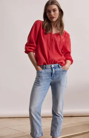 coming soon: blouse rouge